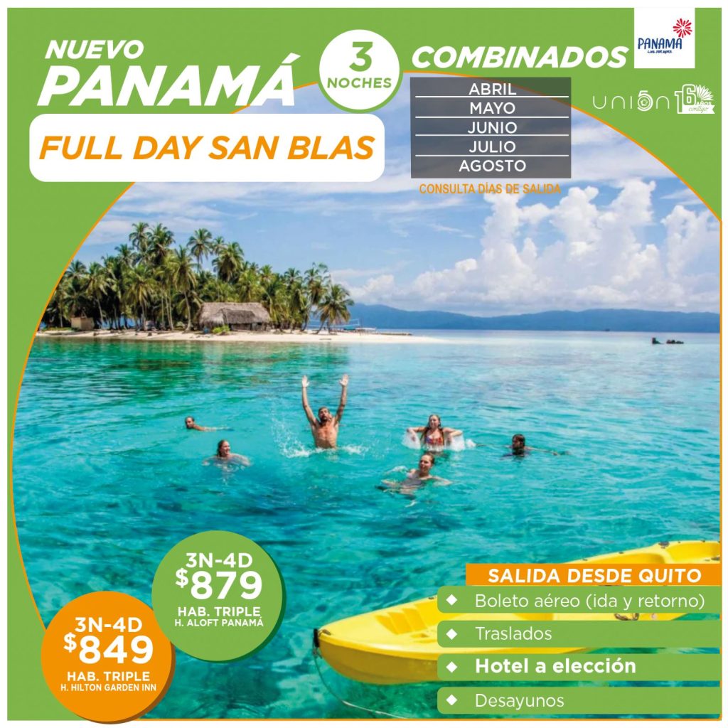 NUEVO PANAMÁ FULL DAY SAN BLAS
