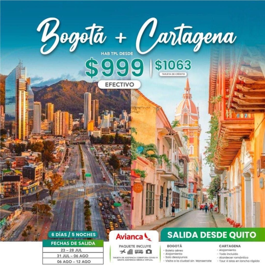 BOGOTÁ + CARTAGENA