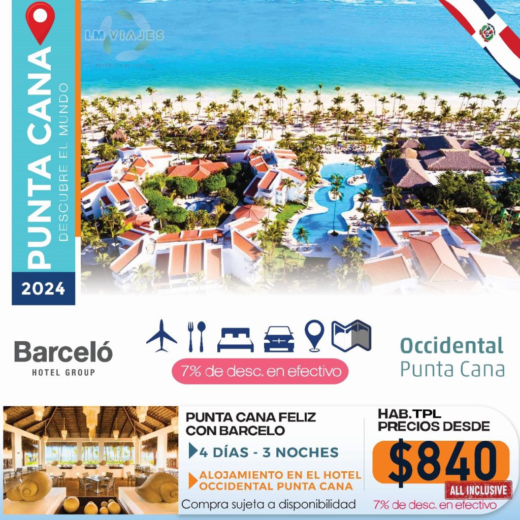 PUNTA CANA FELIZ CON BARCELO