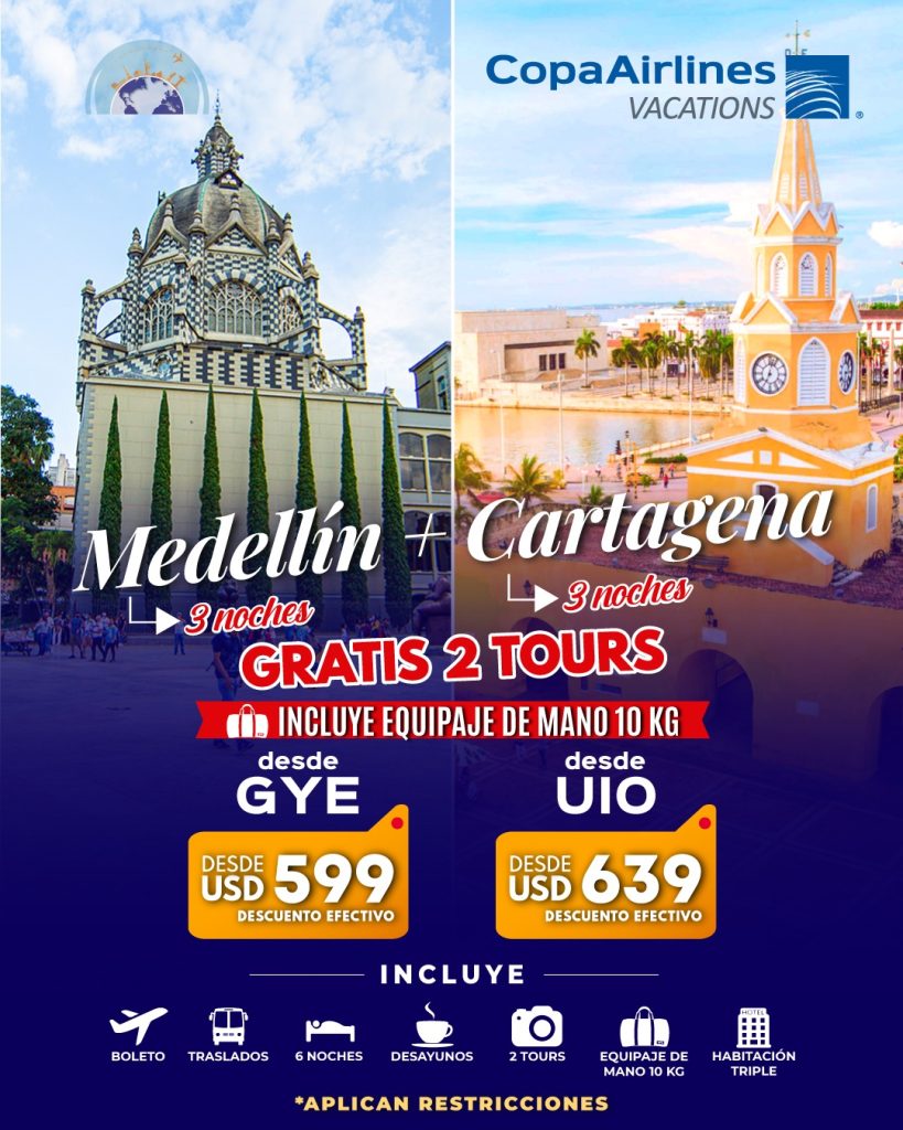MEDELLIN + CARTAGENA