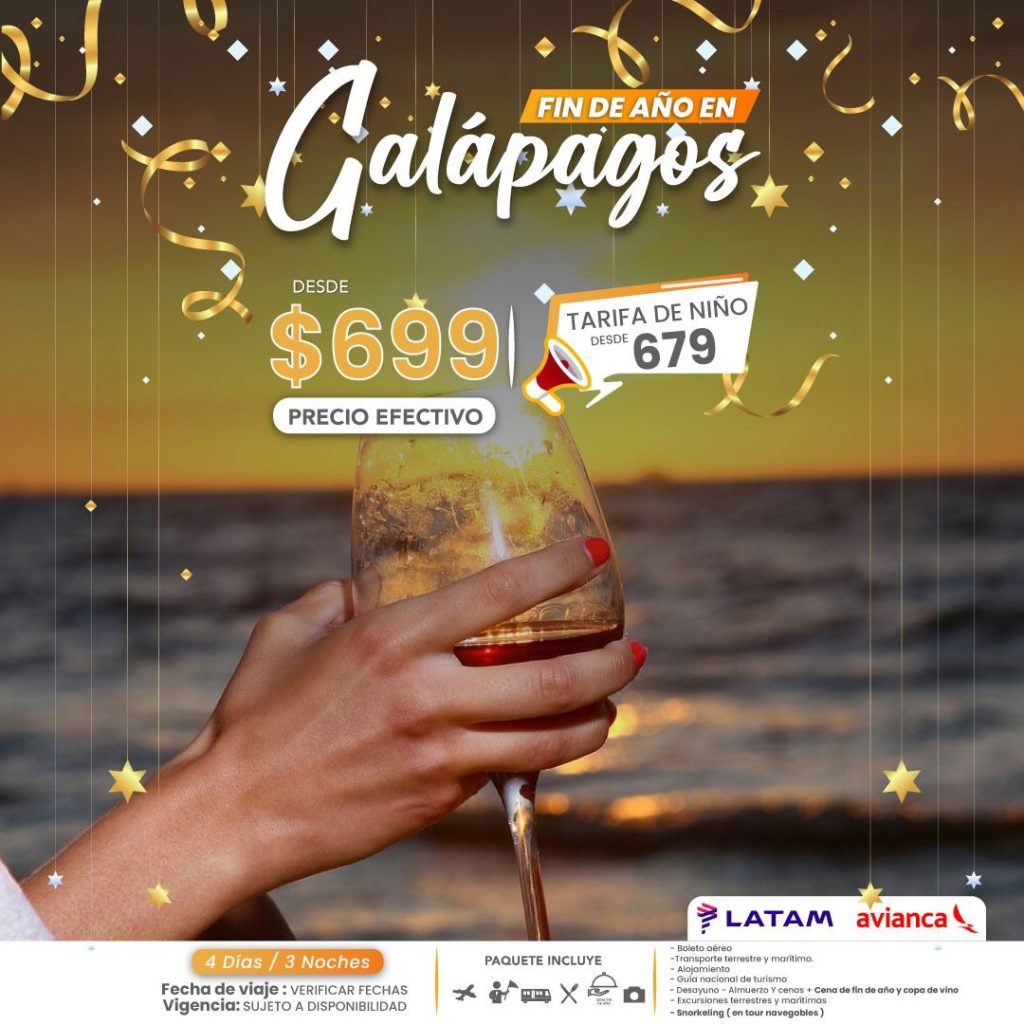 FIN DE AÑO ISLAS GALÁPAGOS