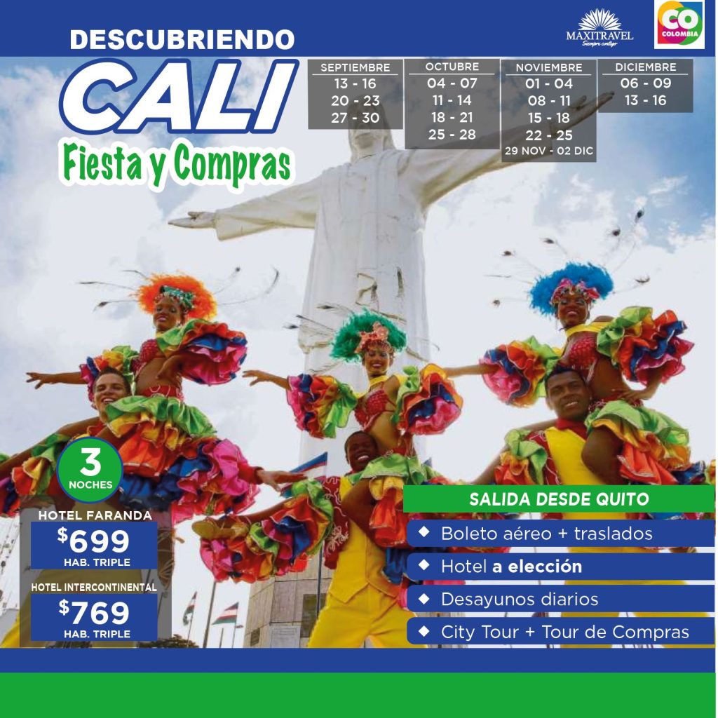 DESCUBRIENDO CALI 3 y 4 NOCHES