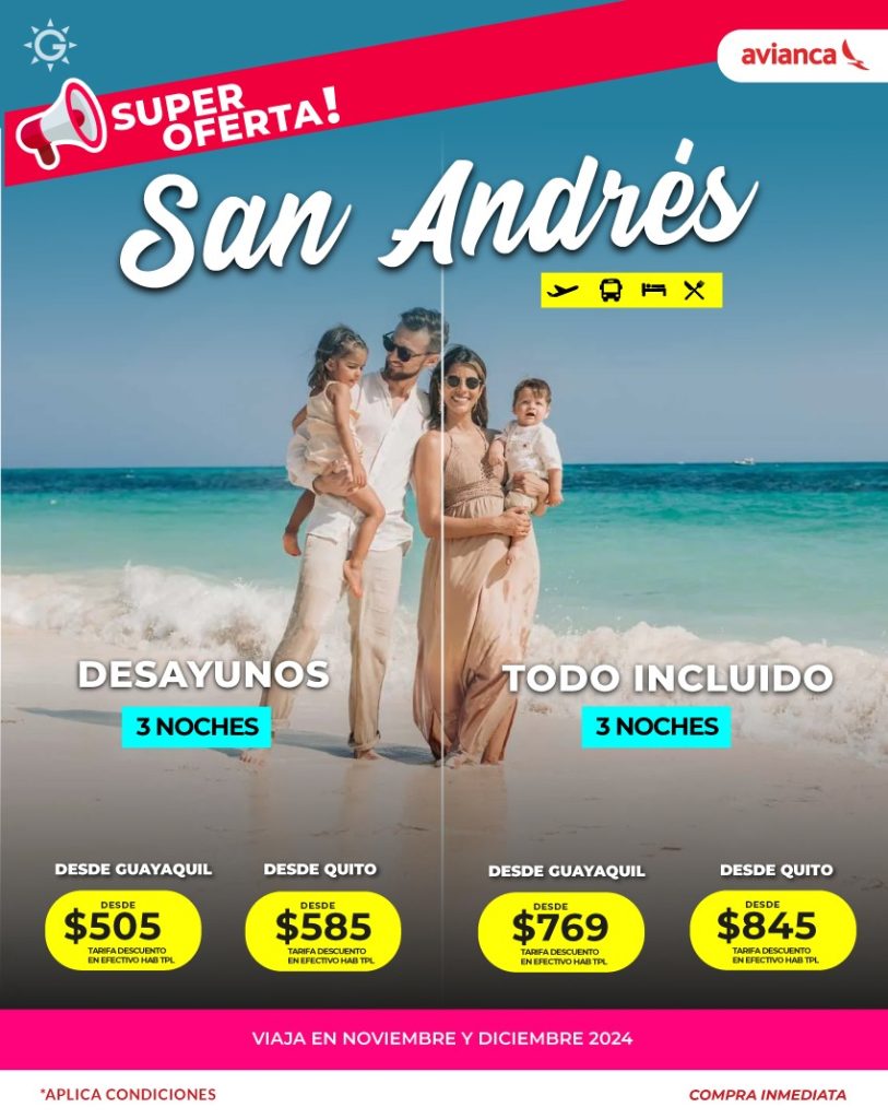 SUPER OFERTA! SAN ANDRÉS