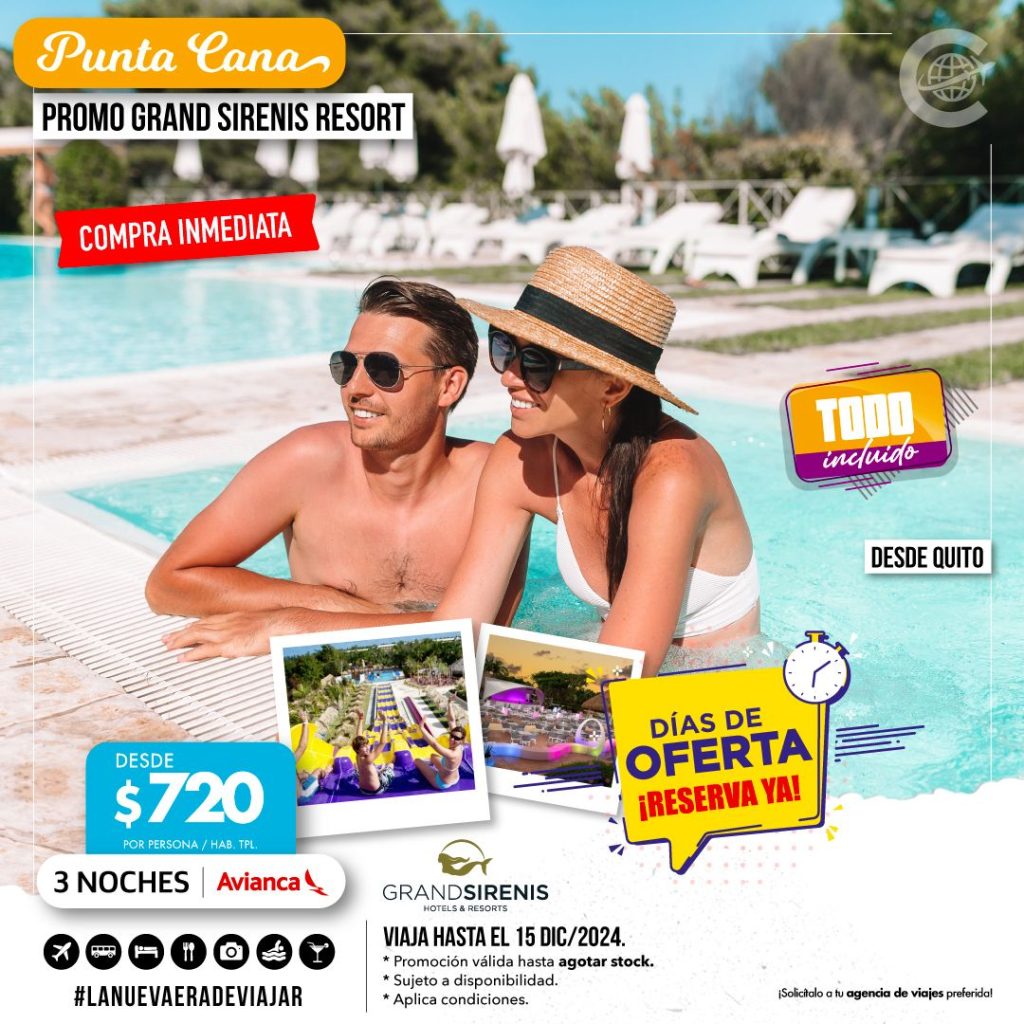 PUNTA CANA PROMO GRAND SIRENIS RESORT