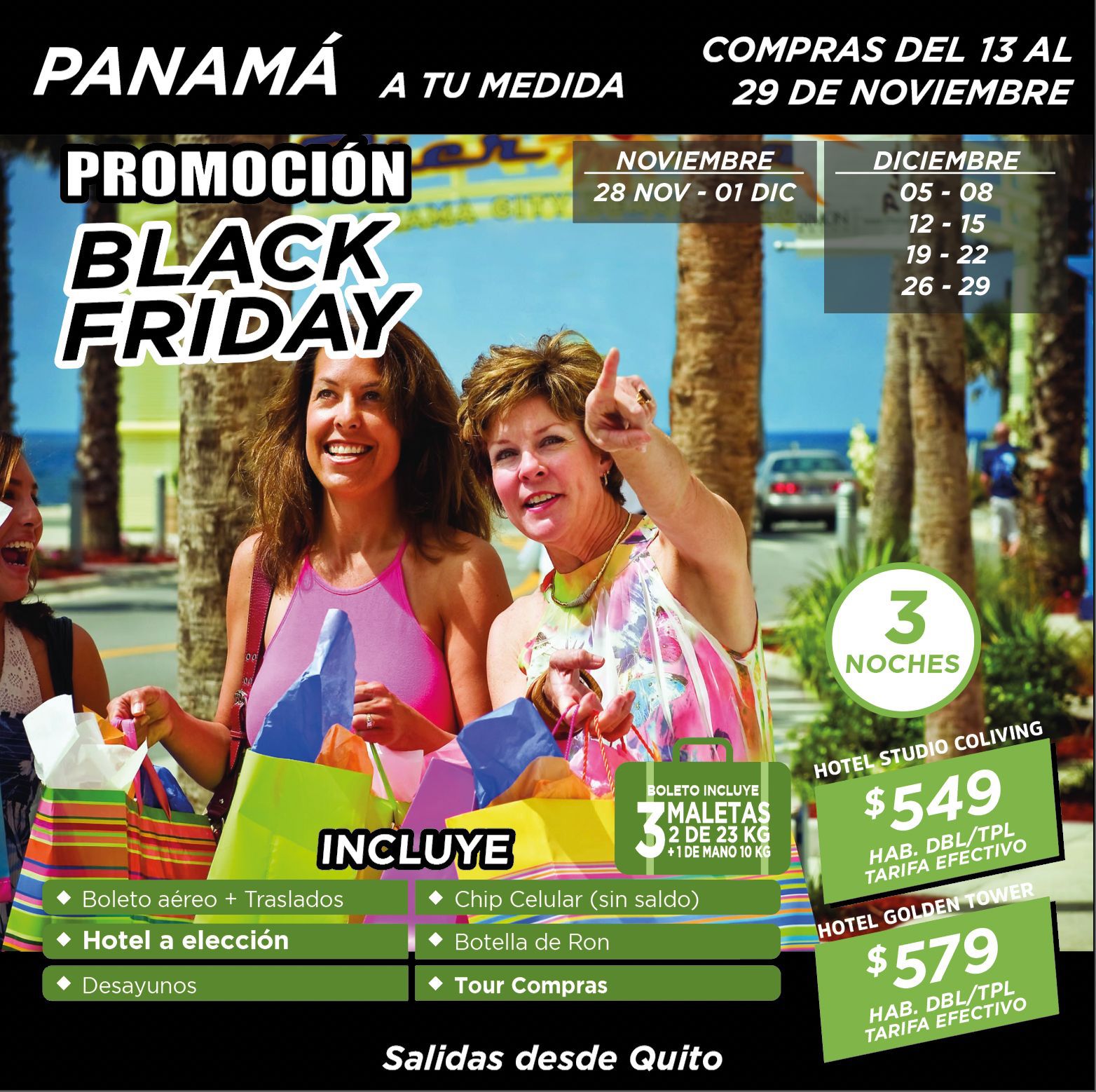 PANAMÁ A TU MEDIDA PROMOCIÓN BLACK FRIDAY