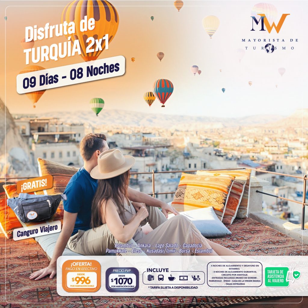 DISFRUTA TURQUÍA 2X1