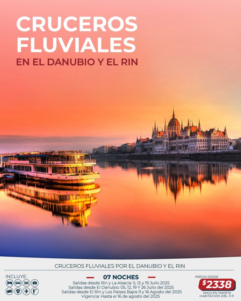 CRUCEROS FLUVIALES EN EL DANUBIO Y EL RIN
